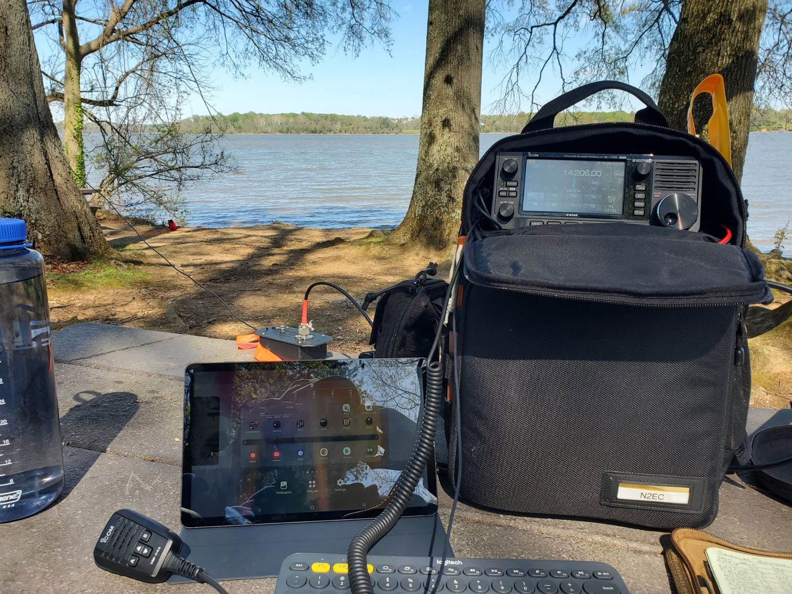 POTA Activation #9 – George Washington Memorial Parkway / Captain John Smith Chesapeake National Historic Trail (VA) (4/17/2022)