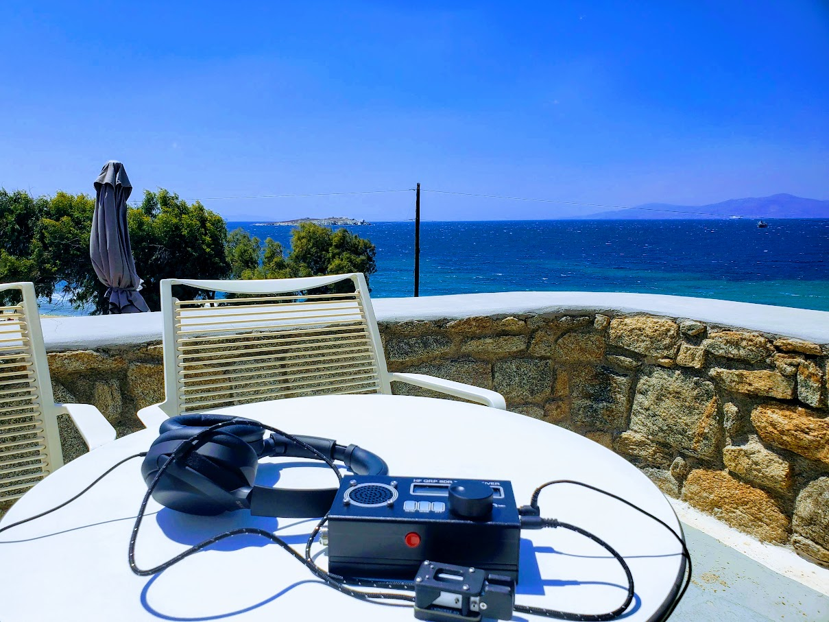 SV8/N2EC: Working the World (And Some Friends) with Battery Powered CW on the Island of Mykonos (Greece) (7/8/2023)